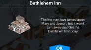 Bethlehem Inn notification.