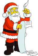 Santa Claus's unlock artwork.
