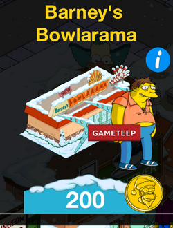 Barney's Bowlarama | The Simpsons: Tapped Out Wiki | Fandom