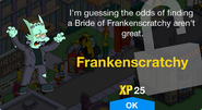 Frankenscratchy's unlock screen.