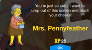 Mrs. Pennyfeather's unlock screen.