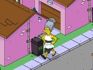 Mrs. Bouvier dressing indecently.