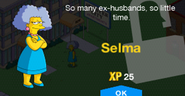 Selma's unlock screen