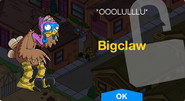 Bigclaw's unlock screen.