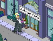 Tuxedo Krusty rehearsing with Mini Ha Ha.