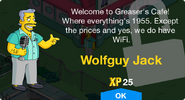 Wolfguy Jack's unlock screen.