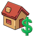 Real Estate Value Icon.