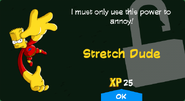 Stretch Dude's unlock screen.