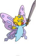 Butterfly Maggie's unlock artwork.