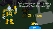 Chinnos's unlock screen.