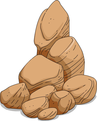 rock pile clipart