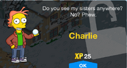 Charlie's unlock screen.