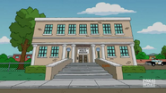 Police Station in a Simpson's episode.