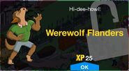 Werewolf Flanders's unlock screen.