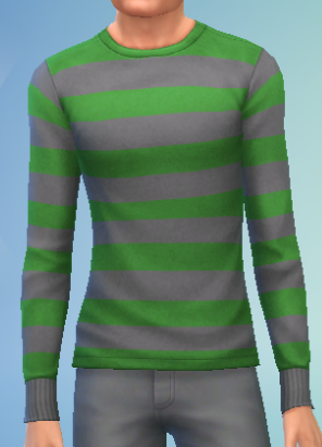 The Sims Resource - Stripe Fishnet Shirt