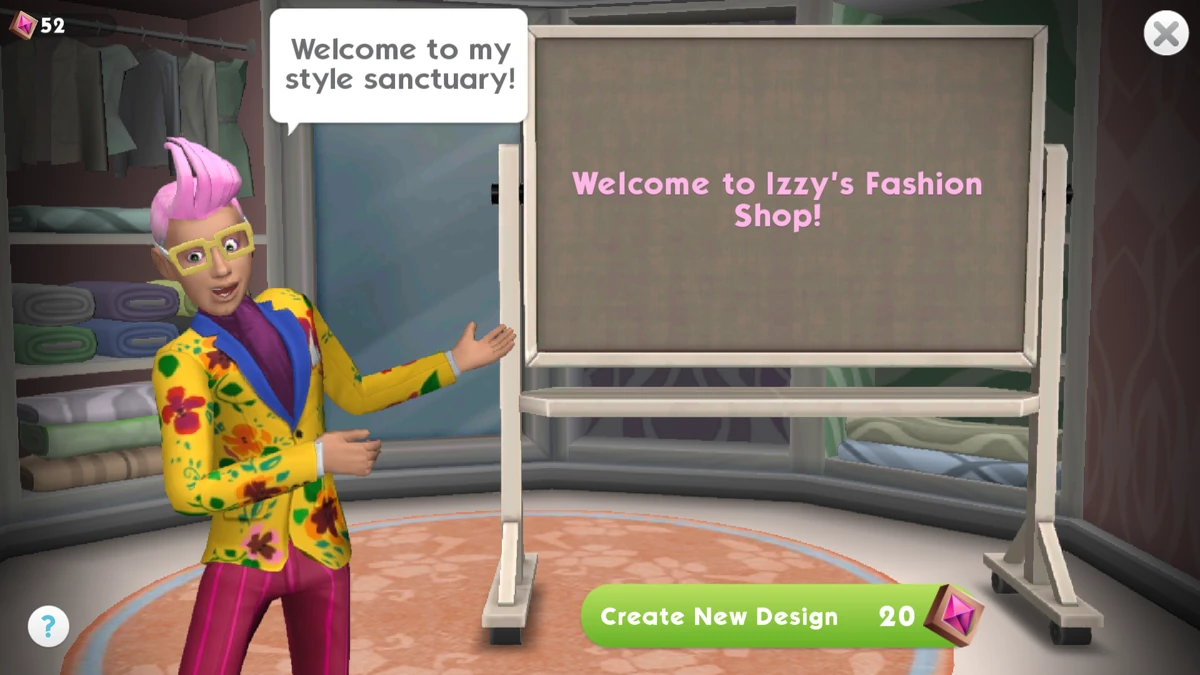 Izzy's Fashion Shop Sims Mobile Wiki Fandom