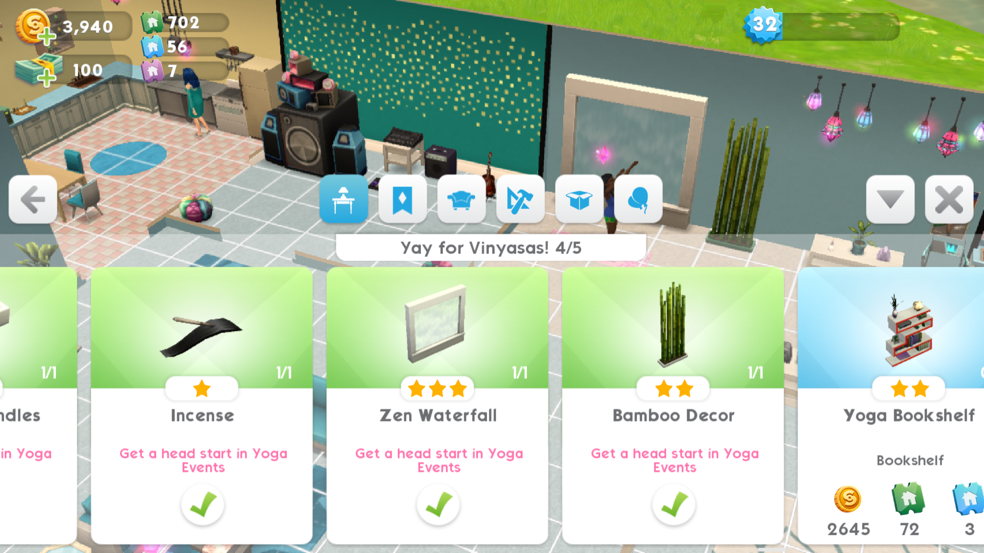 The Sims Mobile - Comprar itens no The Sims Mobile