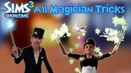 The Sims 3 Showtime All Magician's Magic Tricks