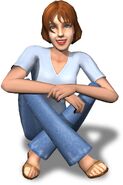 Female Sim render TS2