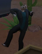 A transformed possessed werewolf. [TS4:WW]