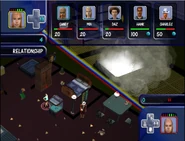 Bruno turns into Hank.jpg (222 KB) The repairman disappears into the puff of smoke and turns into Hank. Note, you can faintly see Hank in the smoke, next to the player's Sim.