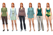 Moira's default outfits in CAS