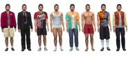 Carlos' default outfits in CAS