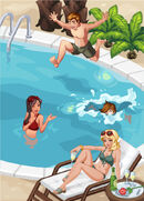 Sims Social - Promo Picture - Pool Party Preview for May