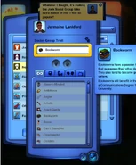 Trait selection prompt if level 8 is reached through influence purchase.