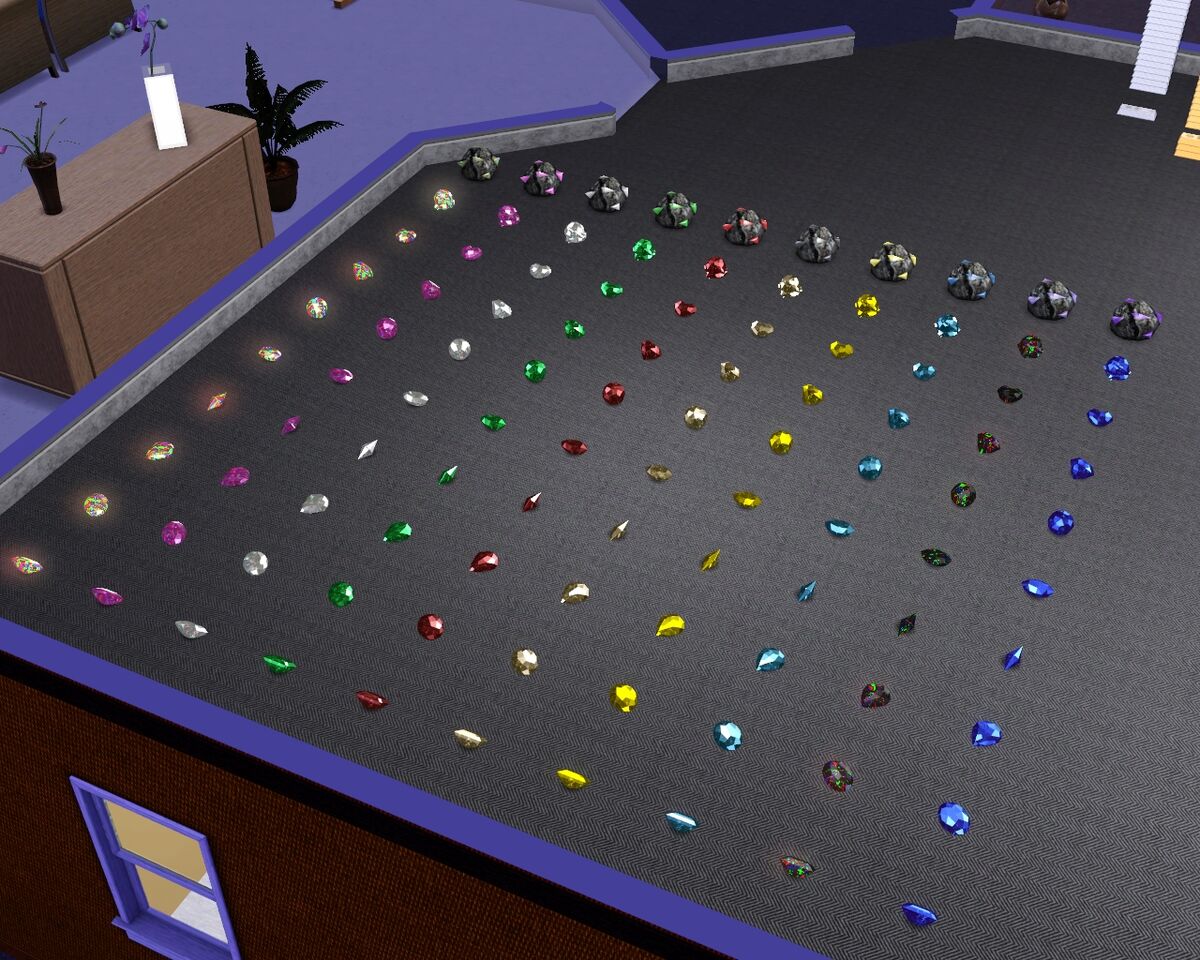 Gem collecting The Sims Wiki Fandom