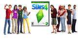 TS4 Promo Image w box art and Sims