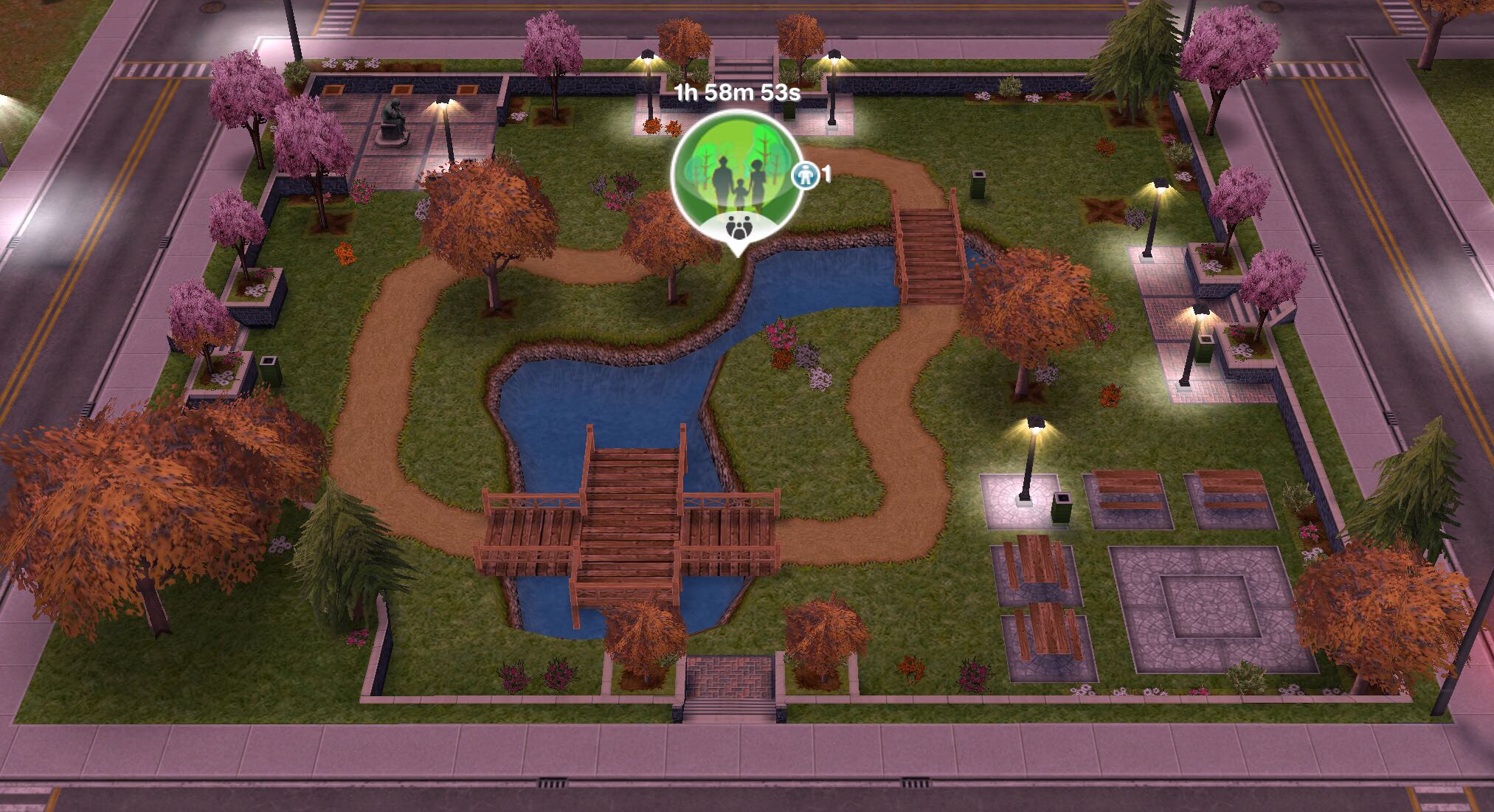 The Sims FreePlay] Play chess at the park (weekly tasks) 