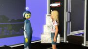 An Imaginary Friend & child Sim