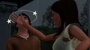 AJ being slapped by his sister's best friend, Kay, who had a crush on him since her teens