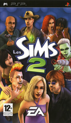 Jaquette Les Sims 2 (PSP)