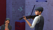 TS4 Sims PlayingViolin