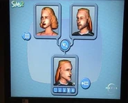 El peinado de la señora no se encuentran en el juego