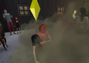 A fight in The Sims 4.