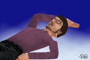 Will Wright sleeping