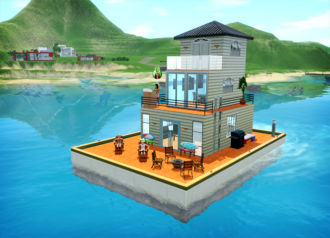sims 3 island paradise houseboat