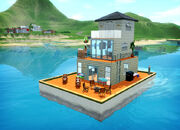 Houseboat island paradise