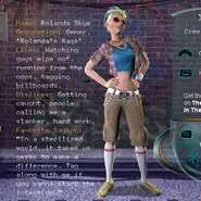 Rolanda Skye's profile from the defunct Urbz website (Character render version).