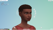 ymHair_ShortAfro on Female Frame Sims