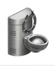 Deluxe AluminumToilet