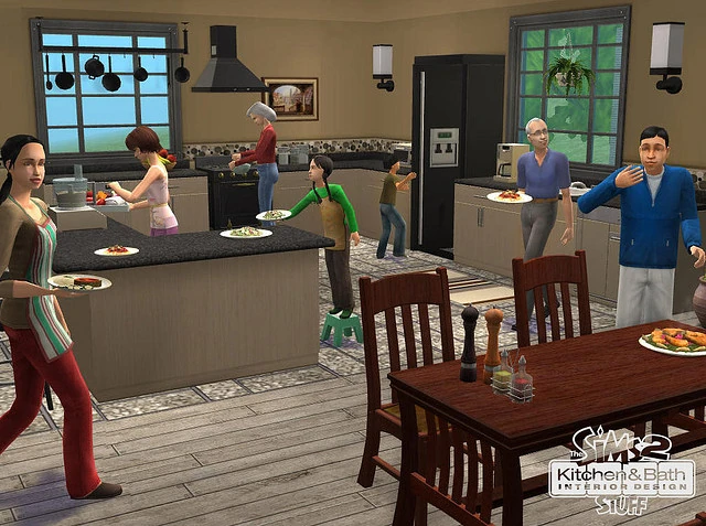 The Sims 2: Kitchen & Bath Interior Design Stuff