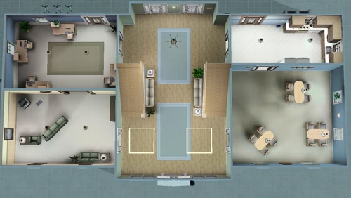 Ground floor of De Anda Hall