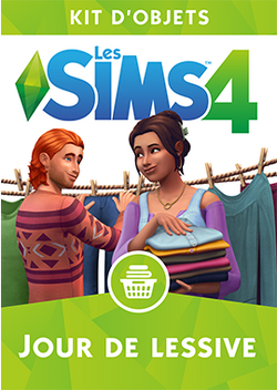 Packshot Les Sims 4 Jour de lessive