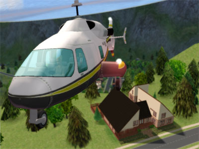sims 3 helicopter working