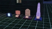 Futuristic gravestones