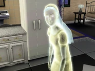 Lolita glances at the camera